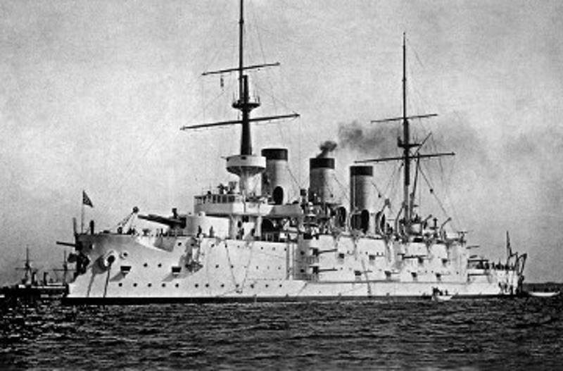 Japanese flagship Suwo ww1
