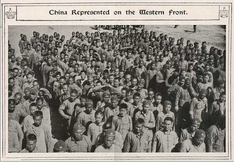 chinese troops ww1