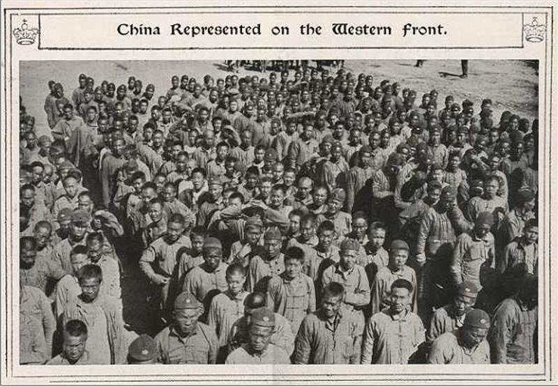 chinese troops ww1