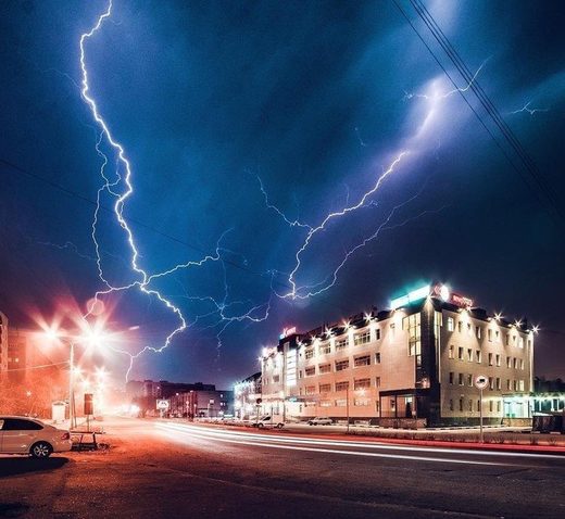 Click to enlarge Moscow region, storms