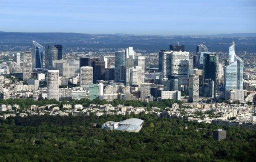 Click to enlarge paris business district