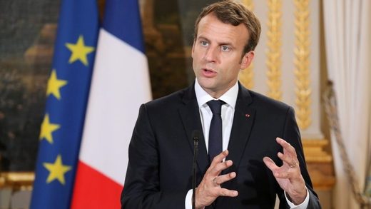 Click to enlarge Emmanuel Macron