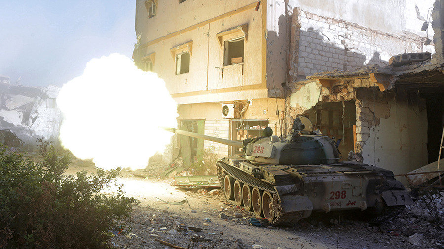 Click to enlarge Libyan National Army tank