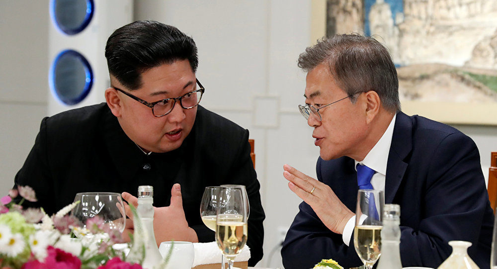 Kim Jong-un Moon Jae-in North South Korea