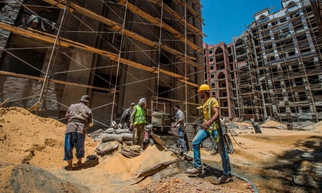 Egypt labourers new capital city