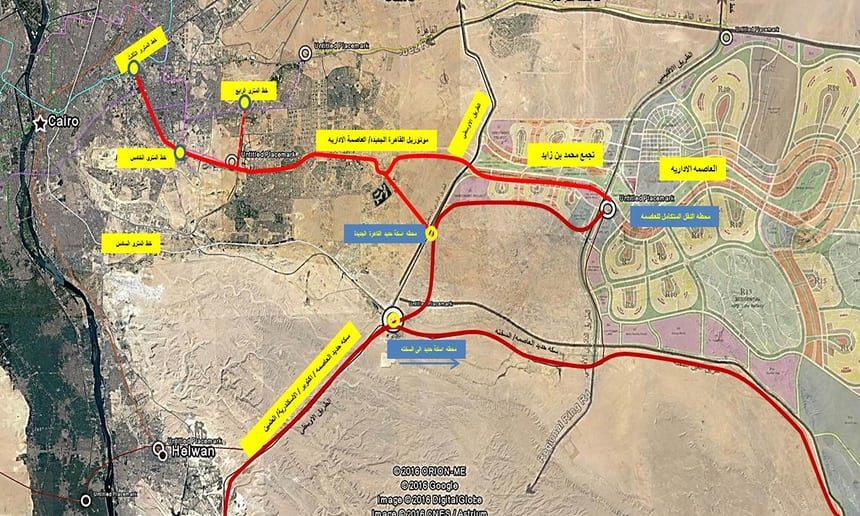 Click to enlarge new capital city Egypt