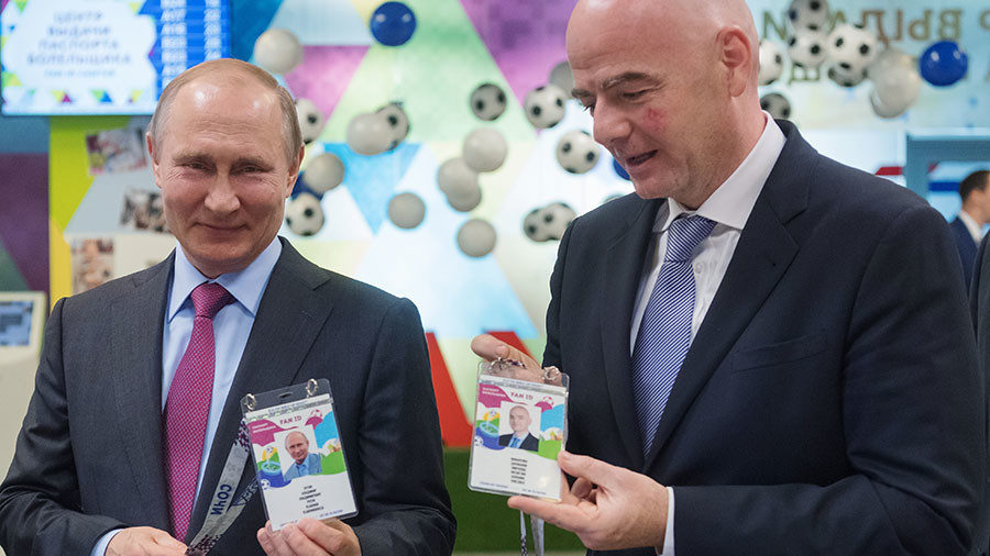 Putin and Infantino