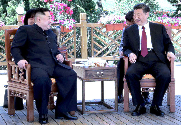 Click to enlarge Kim Jong-un & Xi Jinping