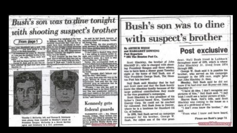 Click to enlarge bush hinckley connection reagan