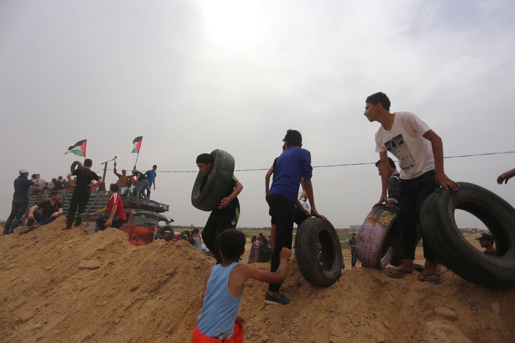 Click to enlarge Gaza protests