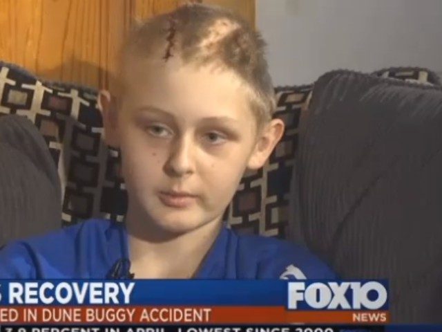 Click to enlarge Trenton McKinley recovery brain injury
