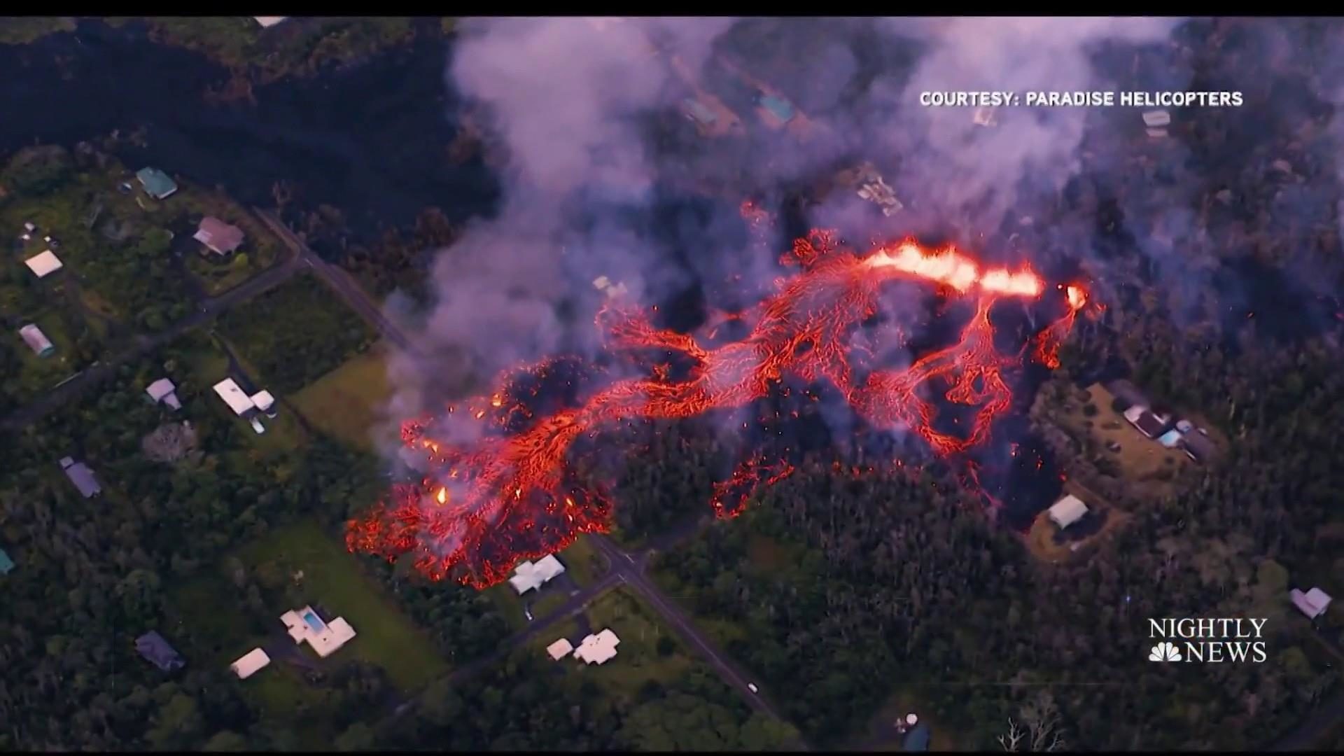 Click to enlarge Lava flow from Hawaii volcano