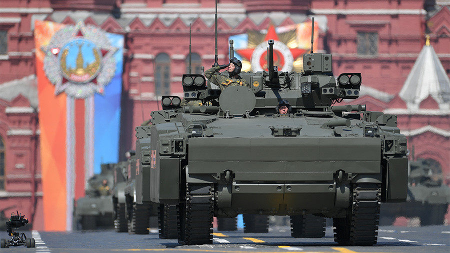Click to enlarge Russian T-34 tank V-Day 2018