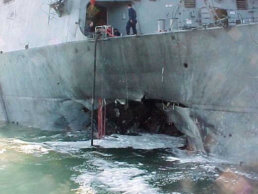 USS cole damage