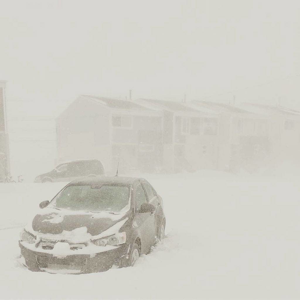 A winter storm hit Churchilll
