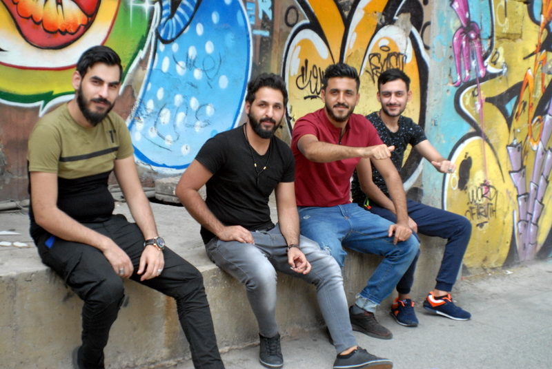Click to enlarge Young Lebanese men