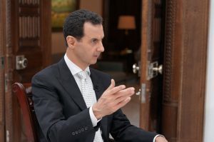 Syrian president Bashar al-Assad