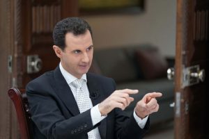 Syrian president Bashar al-Assad