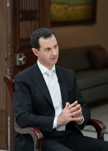 Syrian president Bashar al-Assad