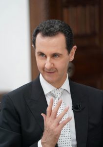 Syrian president Bashar al-Assad