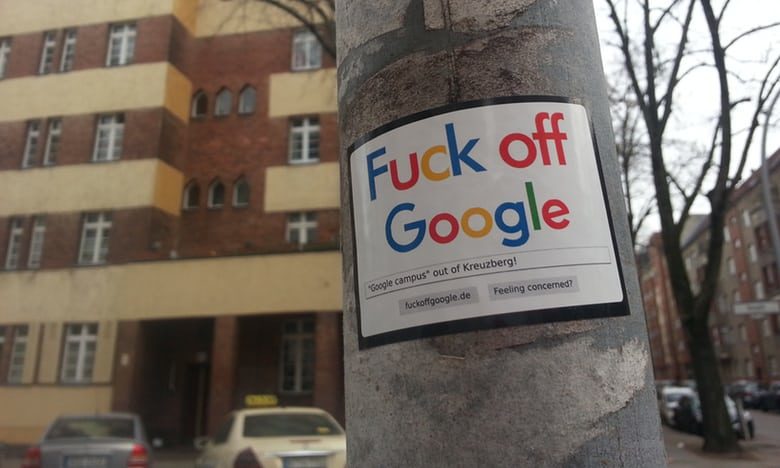 Click to enlarge anti google sign Berline