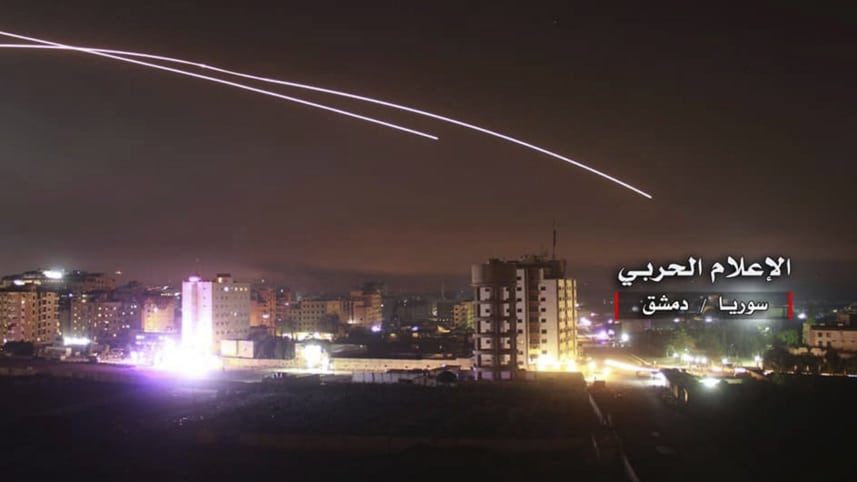 Syrian air defenses Israeli attack