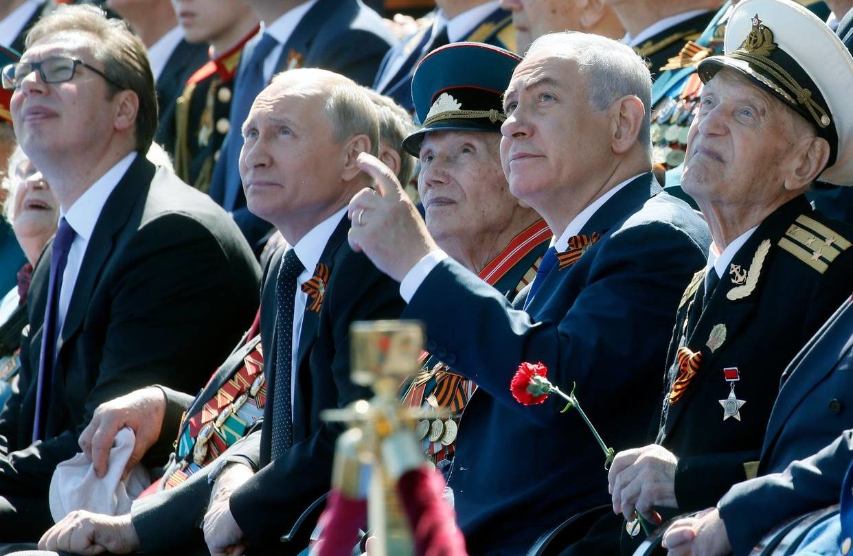 Putin netanyahu- victory day