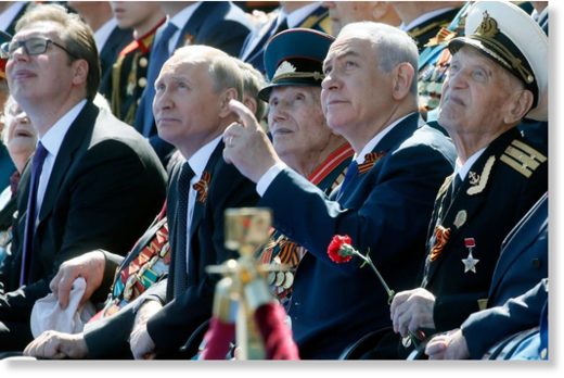 Putin netanyahu- victory day