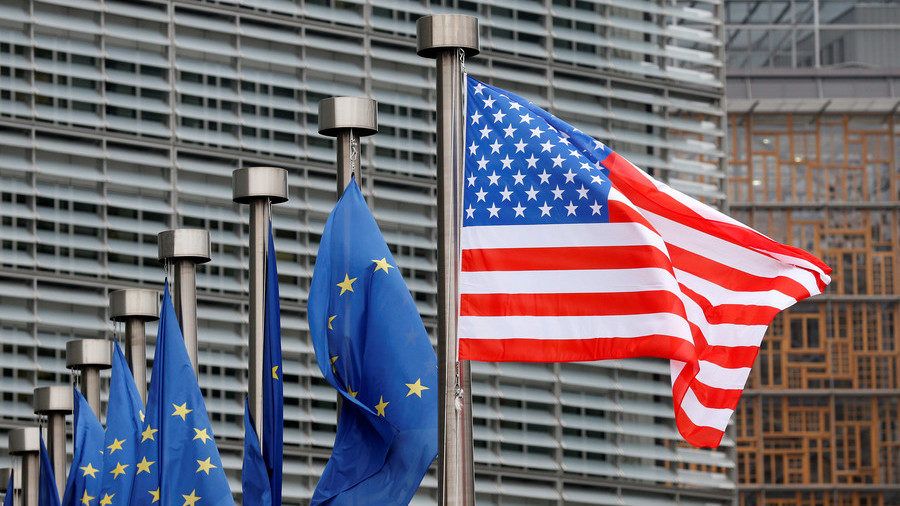 Click to enlarge eu and us flag