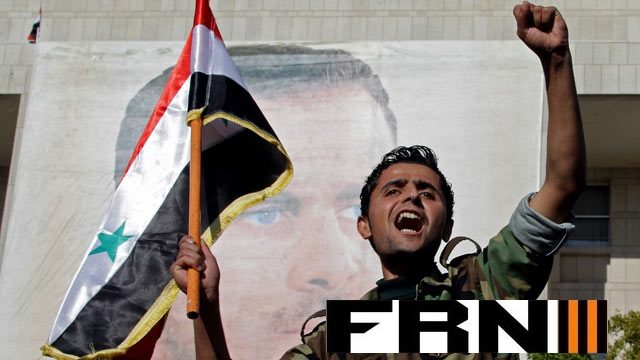 Syrian with Flag