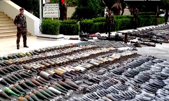 Rebel weapons