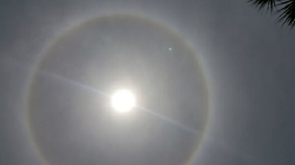 Sun halo over FL