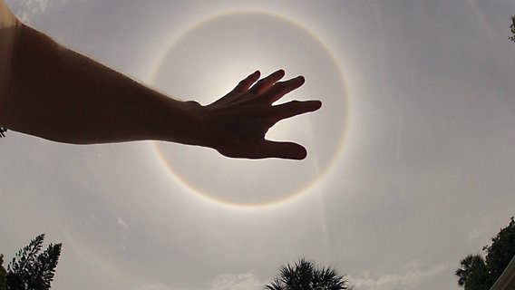 Sun halo over FL