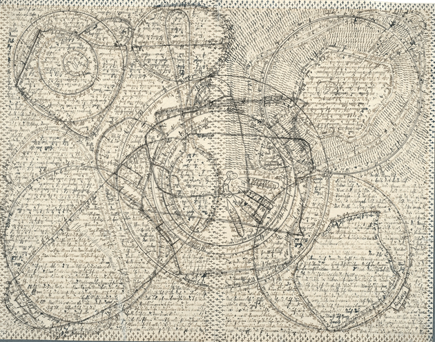 Click to enlarge An untitled drawing, c. 1910, by Barbara Suckfüll