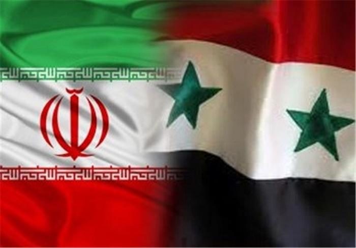 Iran syria flags