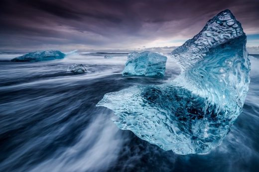Click to enlarge Ice wave