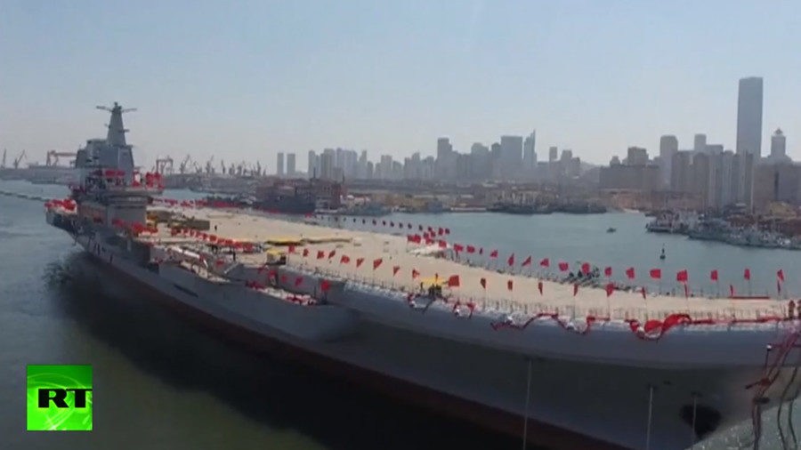 China's first domestic-built aircraft carrier