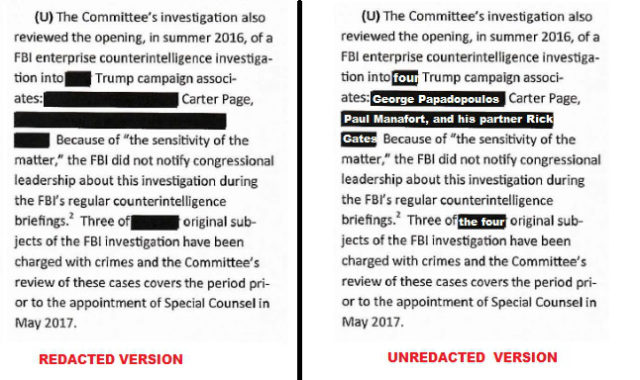 Click to enlarge FISA memo