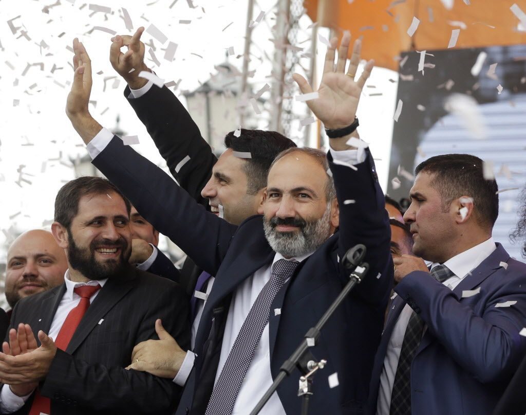 Newly elected Prime Minister of Armenia Nikol Pashinian. SOURCE: THANASSIS STAVRAKIS, ASSOCIATED PRESS