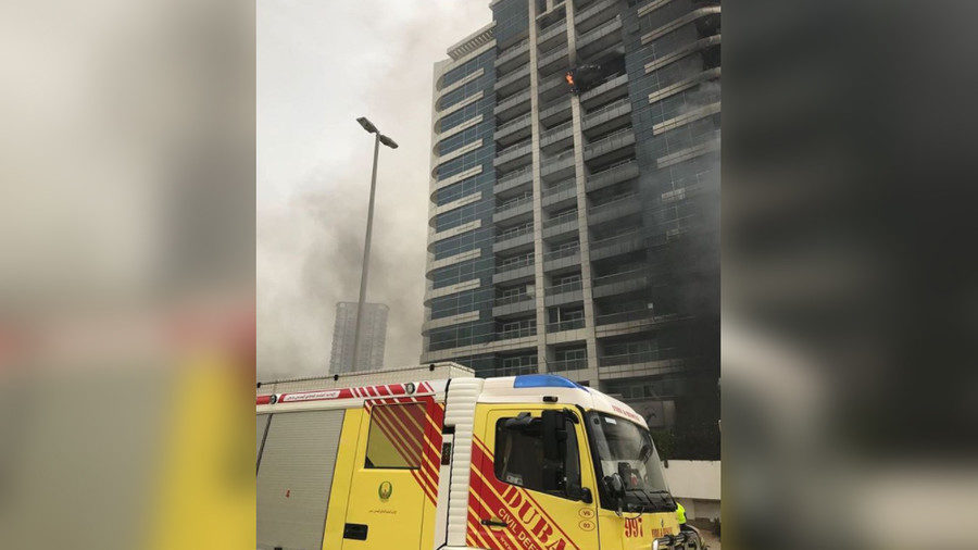 Click to enlarge blaze tower dubai may 2018