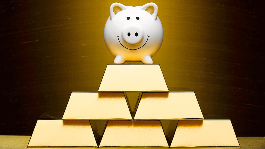 Click to enlarge gold stack