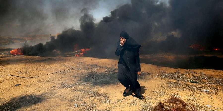Click to enlarge March of return gaza protest