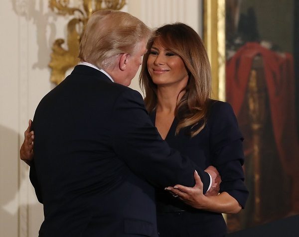 Pres and Mrs Trump