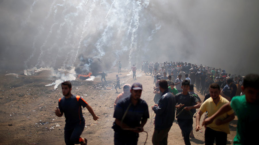Click to enlarge gaza great march protest