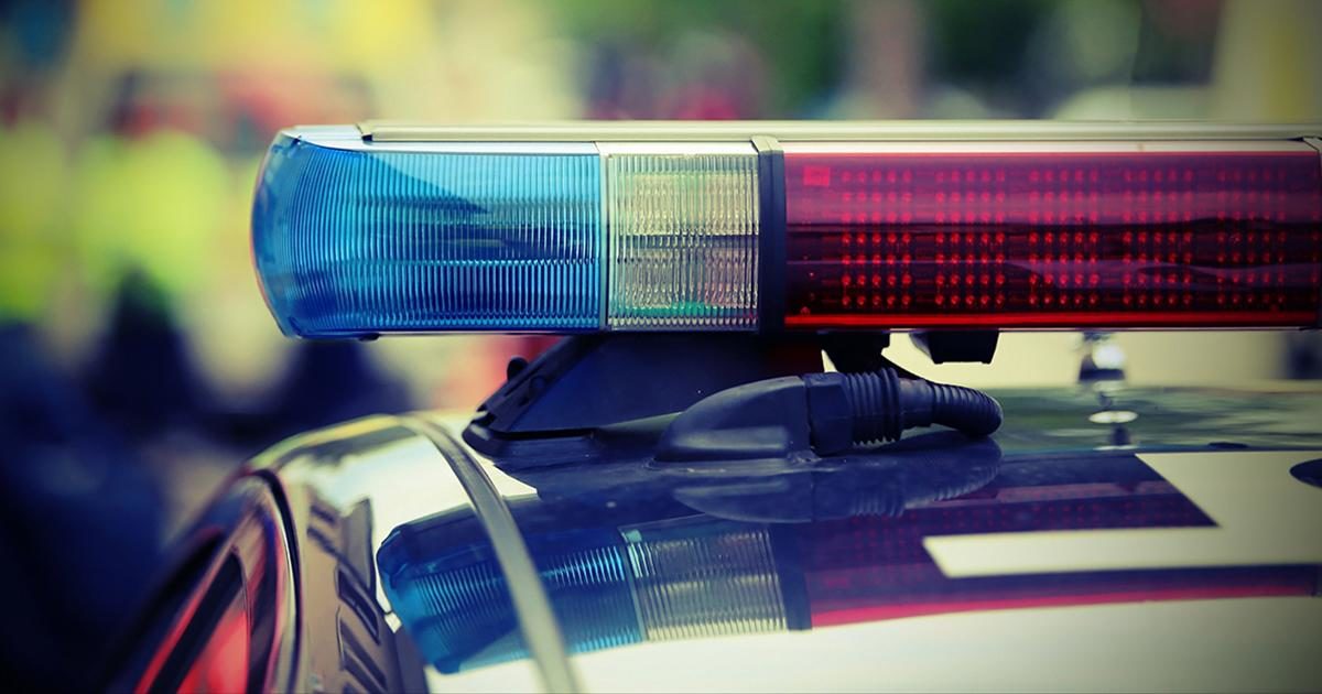police car lights