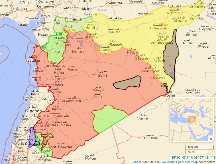 syria war map