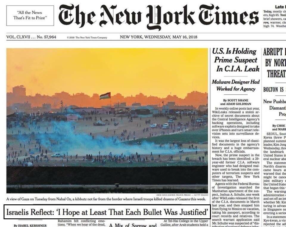 New york times israel gaza