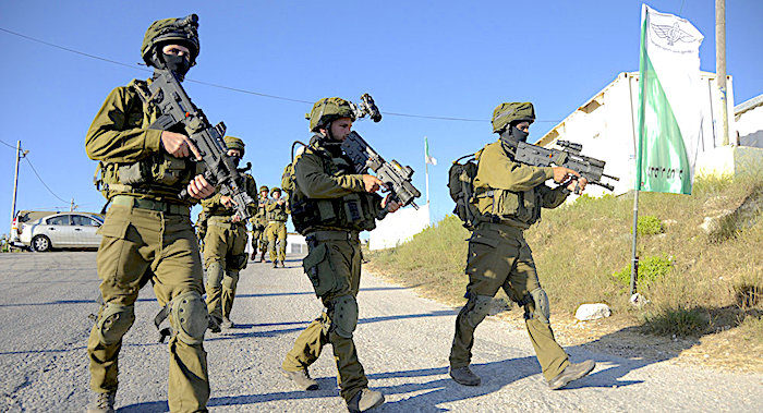 IDF with guns