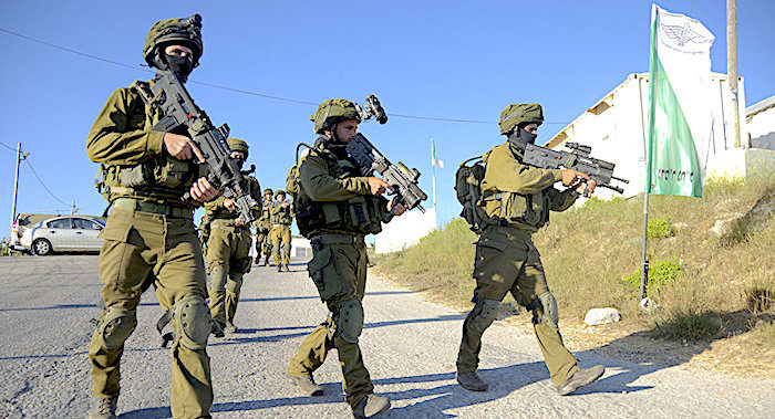 Click to enlarge IDF with guns