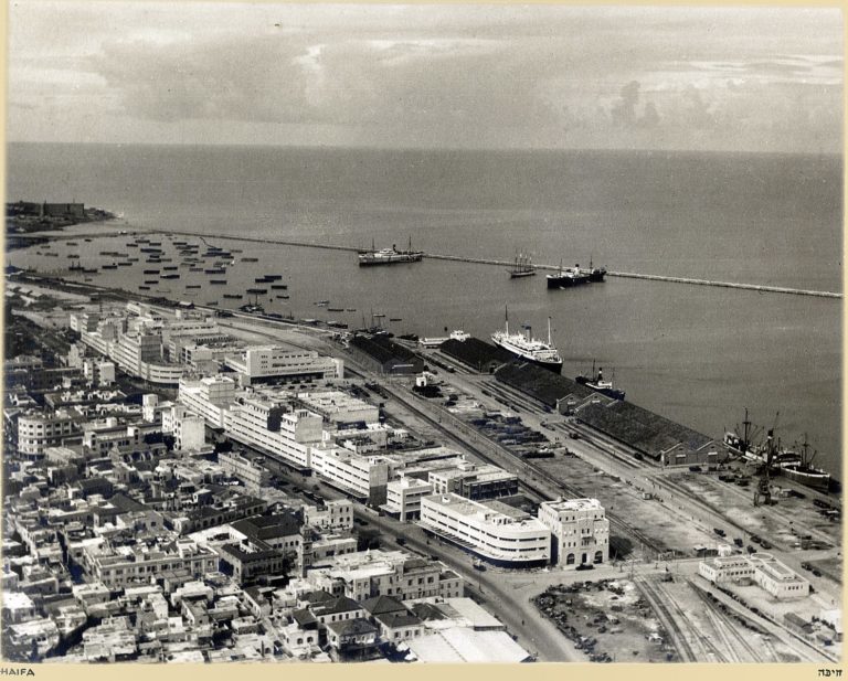 Click to enlarge Haifa Port 1937